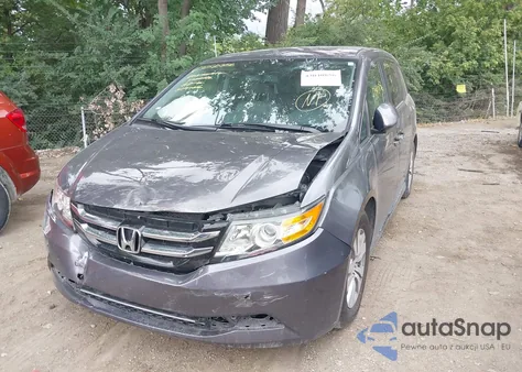 2016 Honda Odyssey Ex-L z USA, uszkodzony, nr VIN 5FNRL5H66GB019104